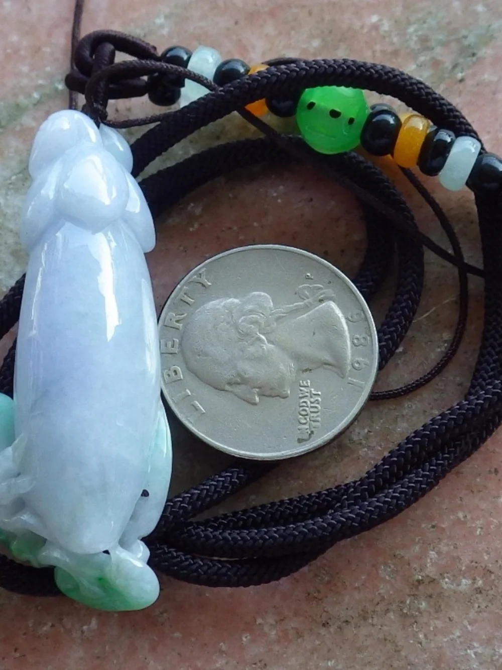 Certified Natural Myanmar Burma A Jade jadeite Spider Flower Pendant Necklace